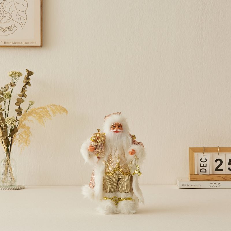 Christmas,Rose gold Santa Claus - Christmas decoration